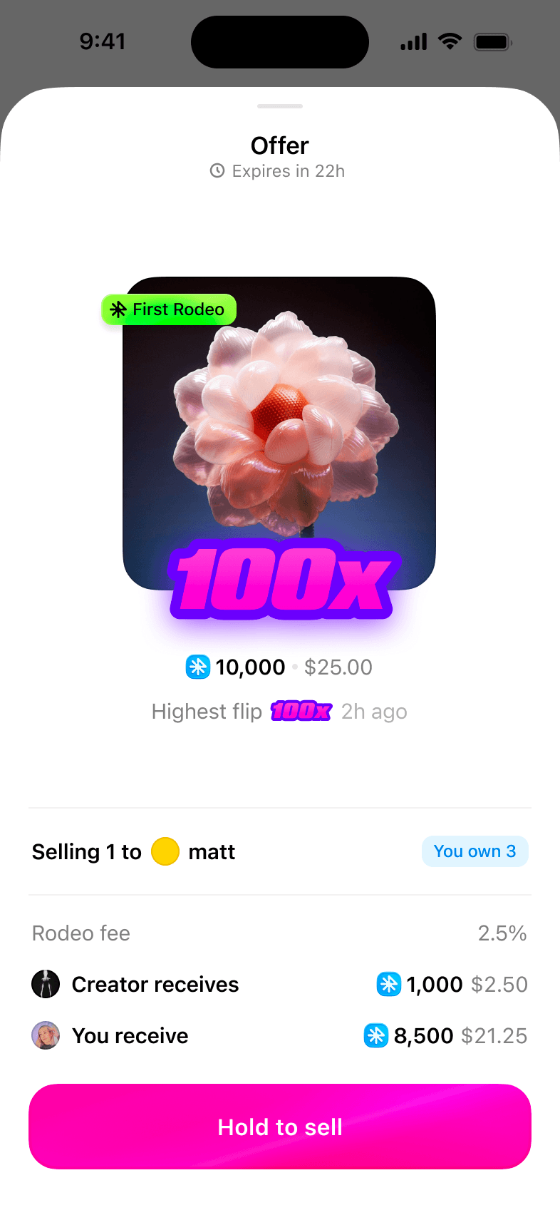 Rodeo — Friend Zone & Selling